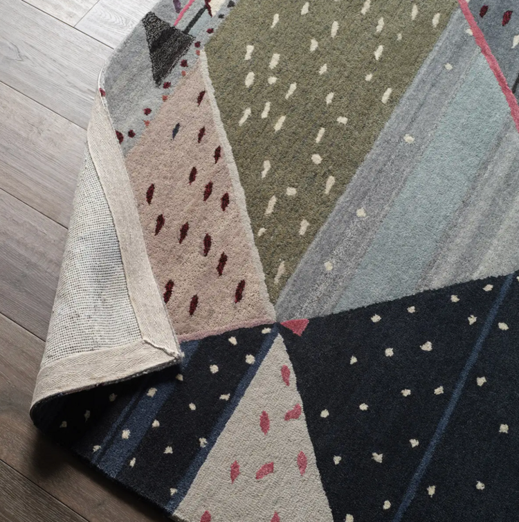 Cascade Hand-Tufted Wool Rug in Mirage 03 (3x9 in stock)