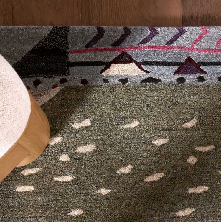 Cascade Hand-Tufted Wool Rug in Mirage 03 (3x9 in stock)