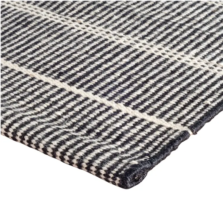 Samson Black Indoor/Outdoor Rug (3x5 in-stock)