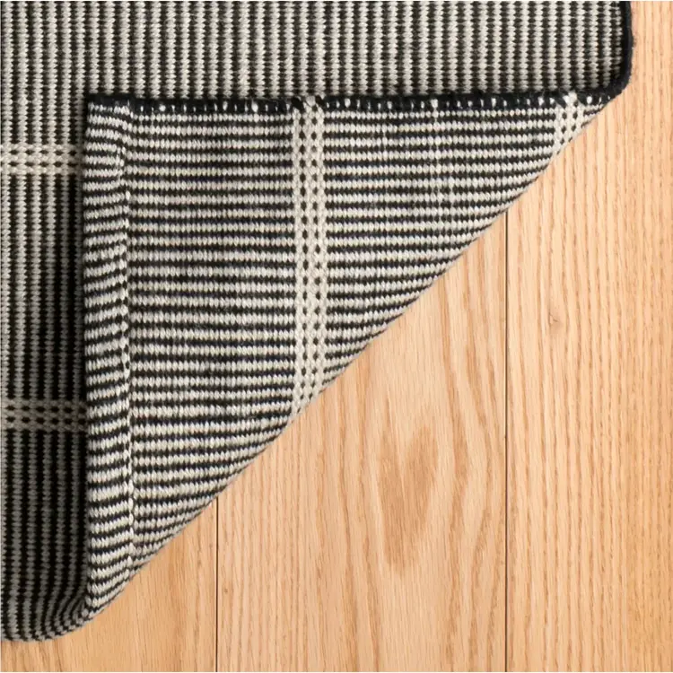 Samson Black Indoor/Outdoor Rug (3x5 in-stock)