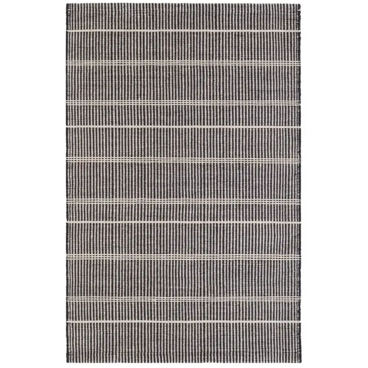 Samson Black Indoor/Outdoor Rug (3x5 in-stock)