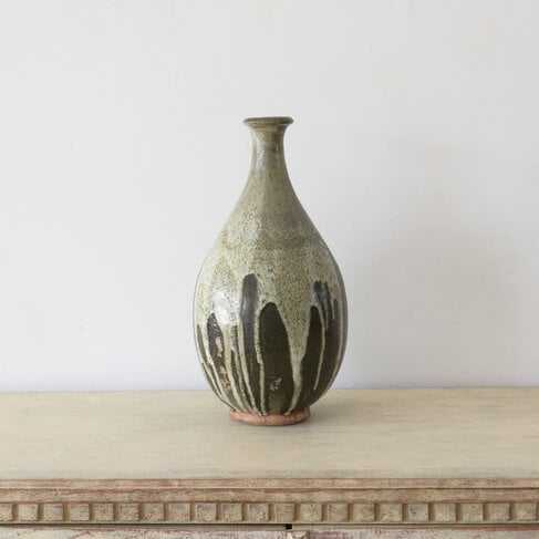 Christer Myrberg Dark Shino Plum Vase