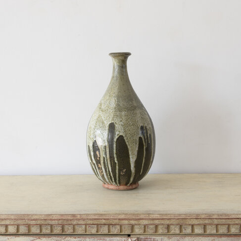 Dark Shino Plum Vase