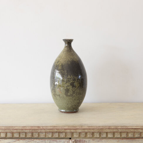 Christer Myrberg Celadon & Shino Vase (SOLD)