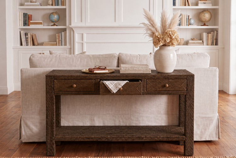 Rattan Console Table