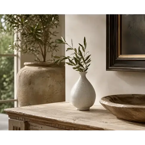 Christer Myrberg Speckled White Vase