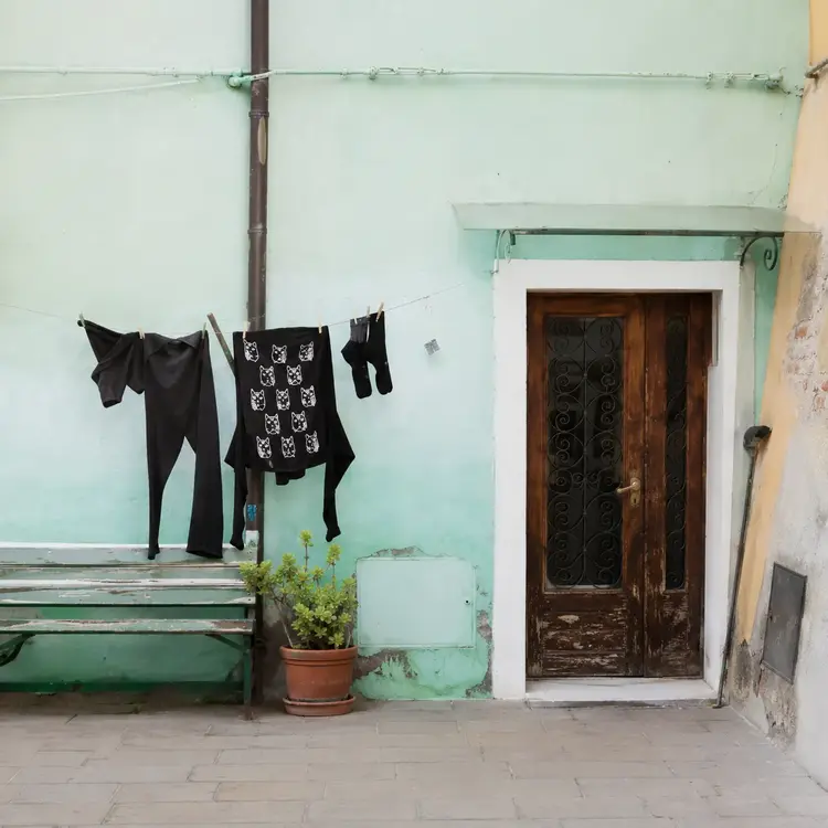 Burano Laundry in Aqua
