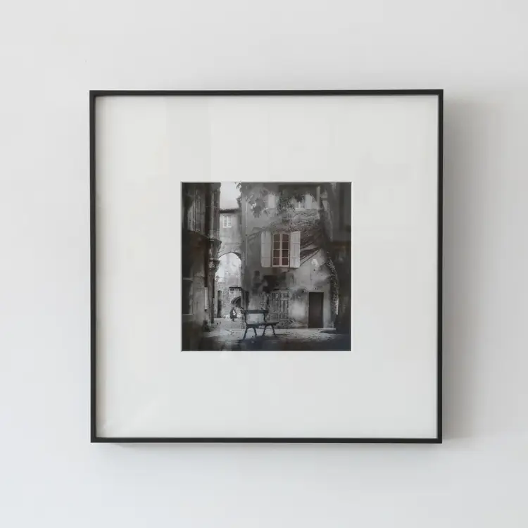 Original Framed Photograph Bench by Jurek Nems