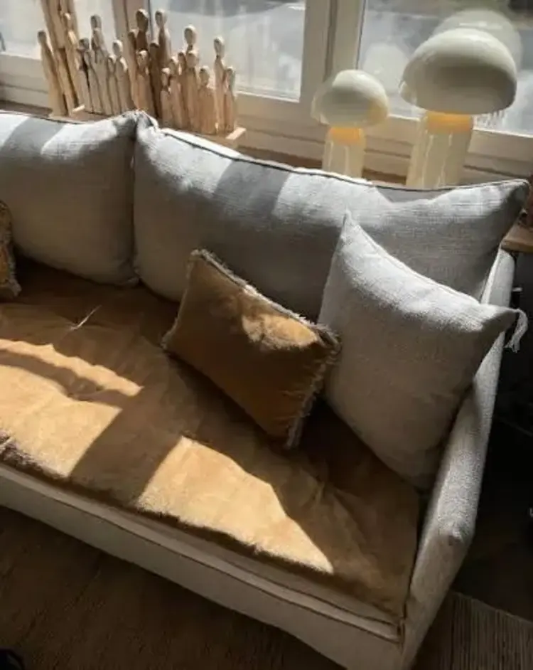 Bérengère Leroy Endless Nights 90" Long Sofa
