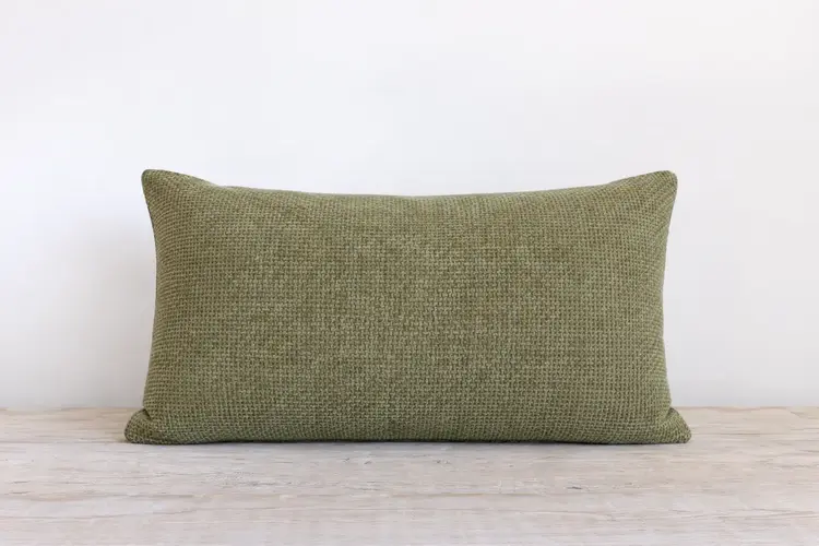 Bérengère Leroy Bérengère Leroy Zahara Cushion in Anis Green