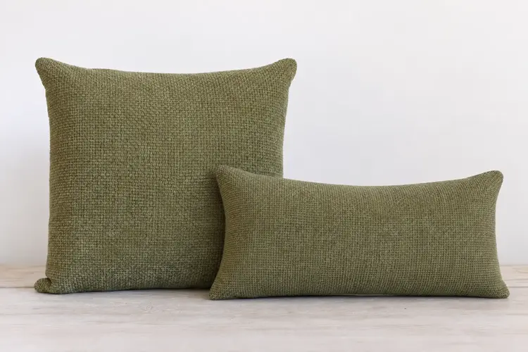 Bérengère Leroy Bérengère Leroy Zahara Cushion in Anis Green