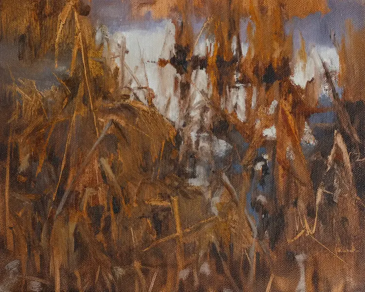Copper Marsh painting