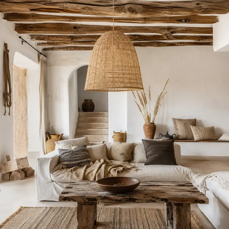 Showroom Rattan Pendant Light by Sika