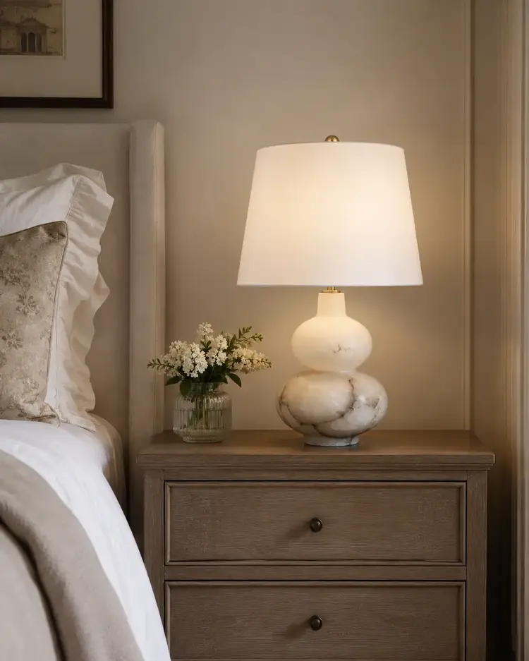 Ciccio Alabaster Large Table Lamp