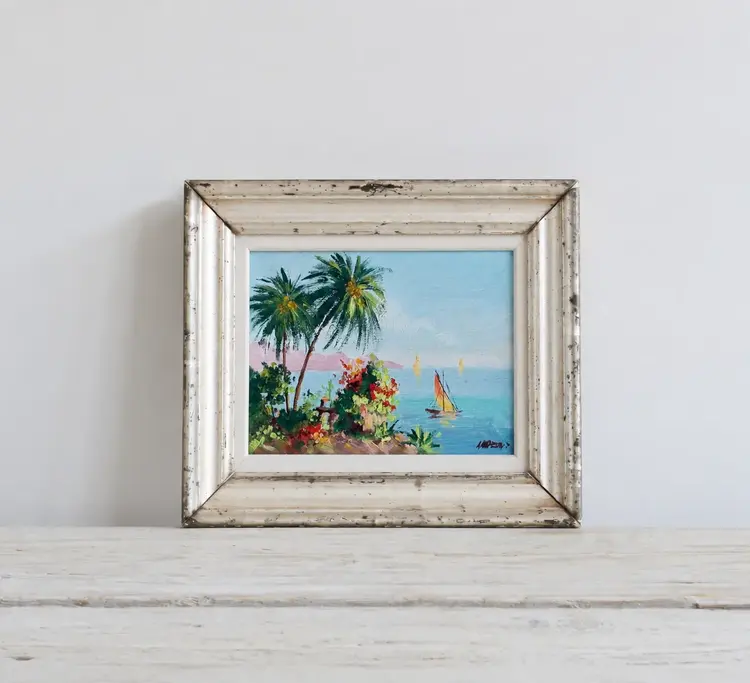 19th century Italian gilt frame, antique