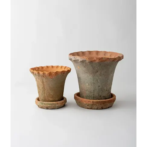 Redstone Planter Pot with Saucer