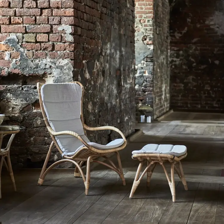 Monet Lounger & Footstool with Cushion