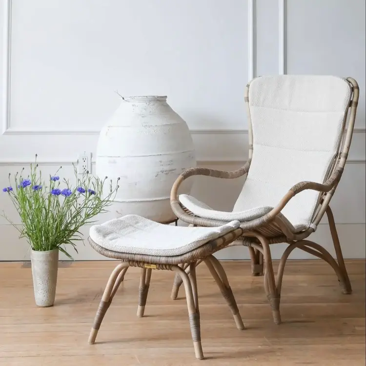 Monet Lounger & Footstool with Cushion