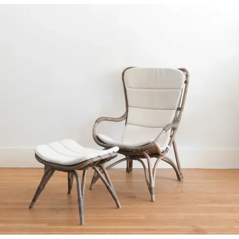 Monet Lounger & Footstool w Cushion