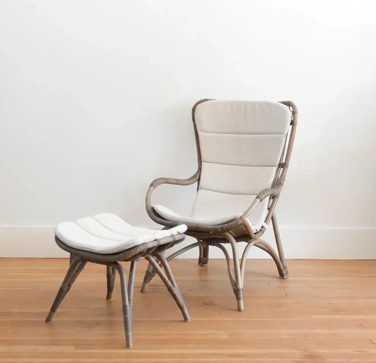 Monet Lounger & Footstool with Cushion
