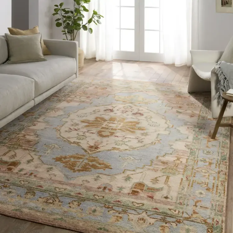 Charleston Hand-Knotted Wool Rug (3x10 Toasted in stock)