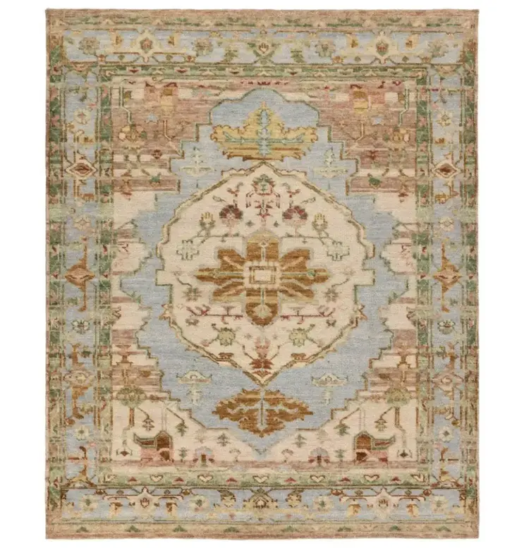 Charleston Hand-Knotted Wool Rug (3x10 Toasted in stock)