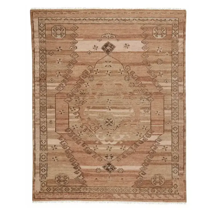 Charleston Hand-Knotted Wool Rug (3x10 Toasted in stock)