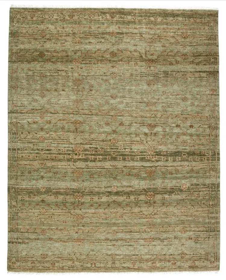 Charleston Hand-Knotted Wool Rug (3x10 Toasted in stock)