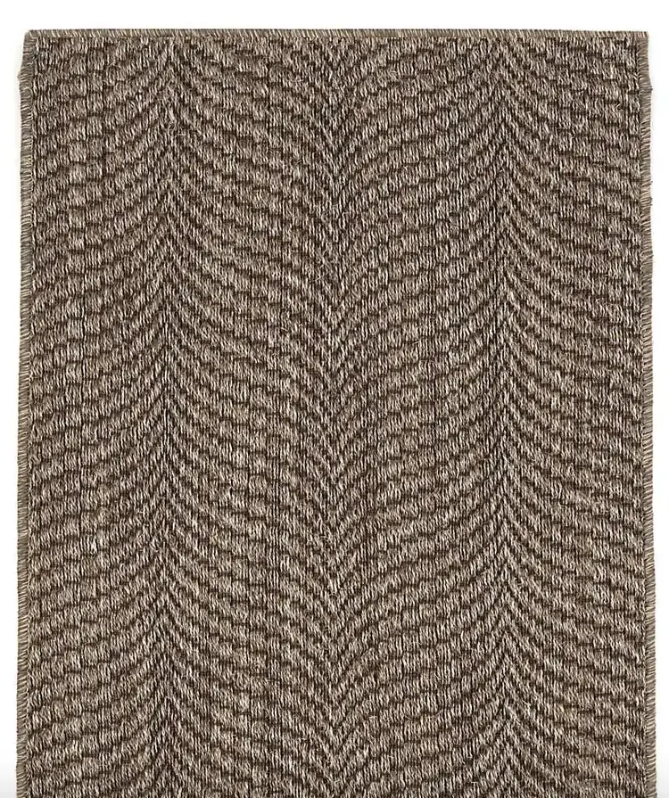 Sisal Wave Woven Rug in Greige