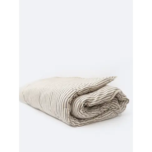 Overlay Mattress in Black & White Stripe 26" x 54"