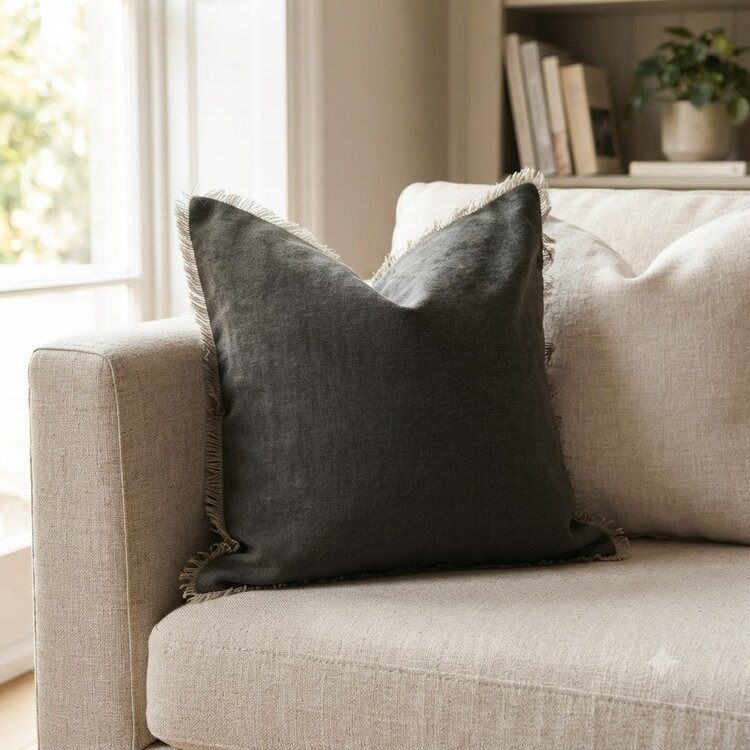 Bérengère Leroy Verone Cushion in Arabica