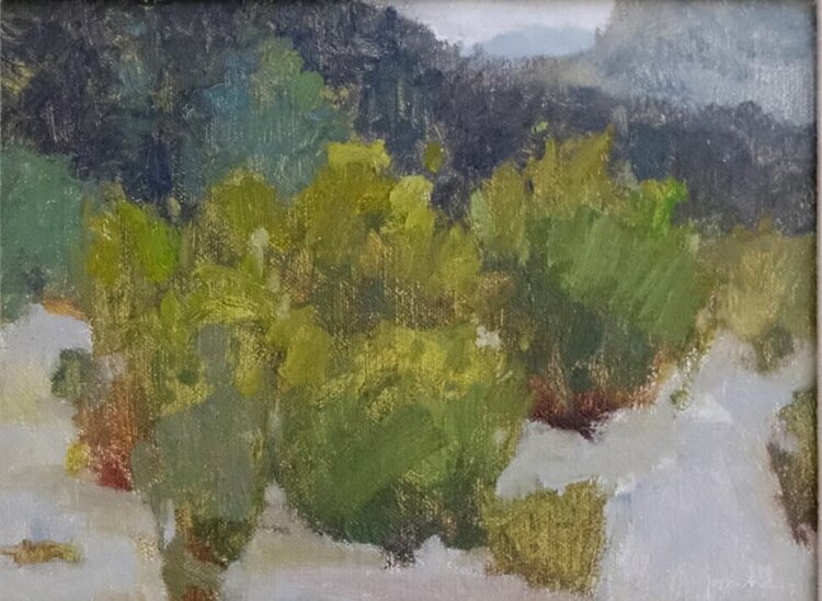 Original 'Kananaskis Country' Oil Painting in Frame