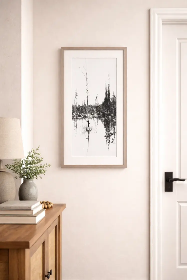 'Tall & Thin' Pastel Drawing by Maria Josenhans