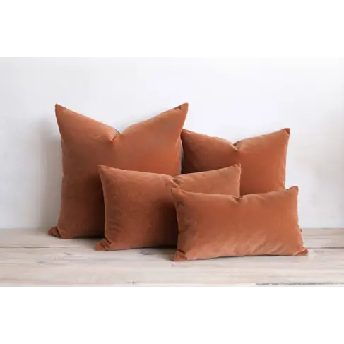Emile Velvet Cushion in Copper