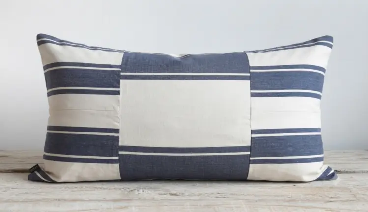 Schumacher Nomad Indigo Cushion