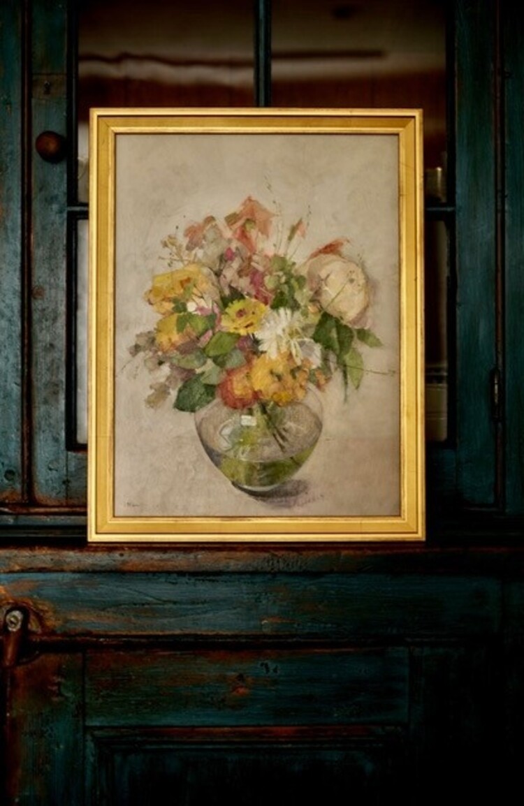 ‘Reverie’ oil painting by Shirley Claire Williams