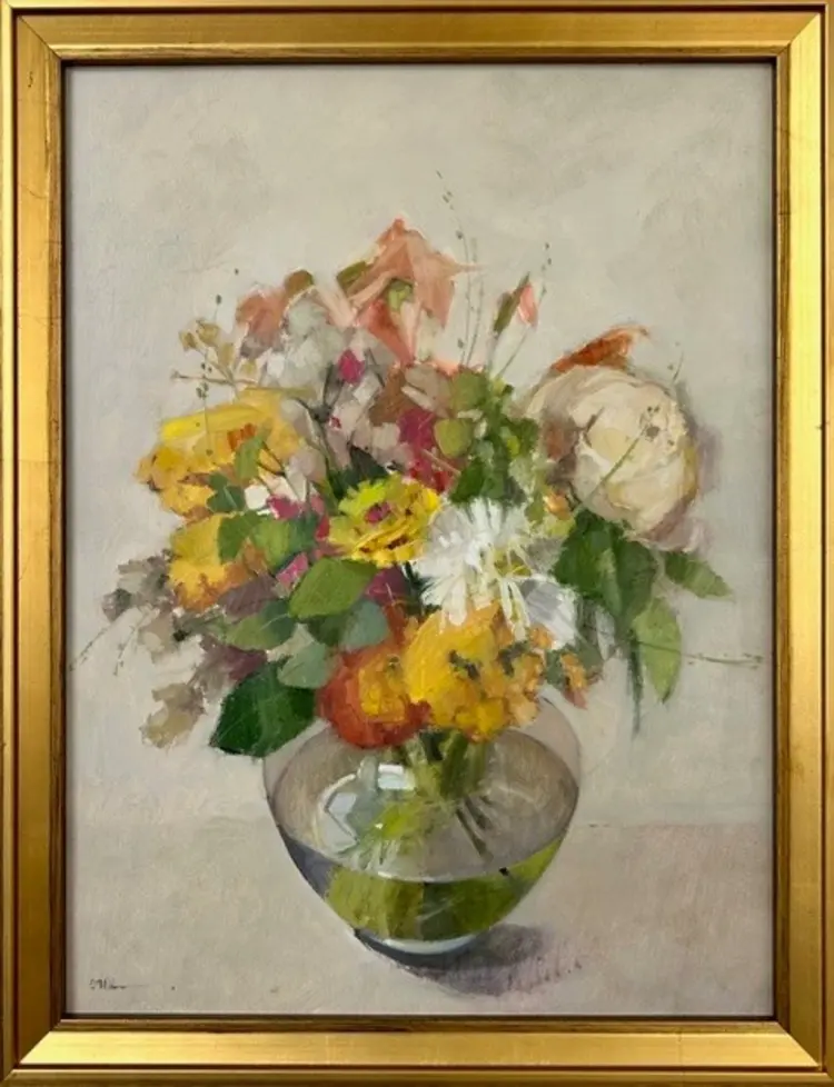 ‘Reverie’ oil painting by Shirley Claire Williams