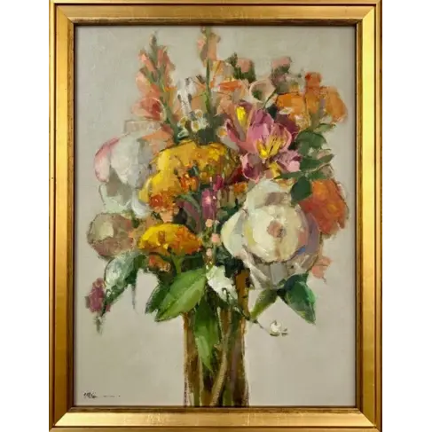 'Gathered Together' oil painting