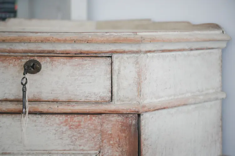 Antique Swedish Corner Cabinet