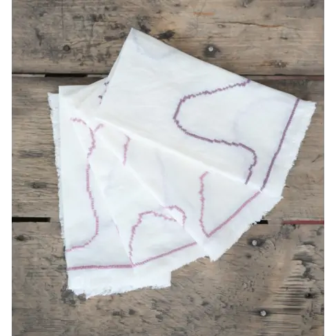 Cross Stitch Napkins in Lilac (set of 4)