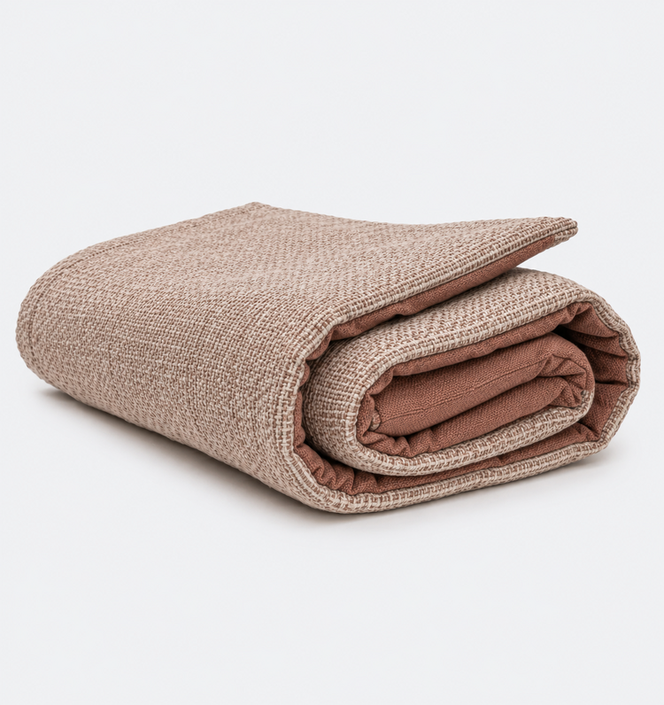 Bérengère Leroy Chenille French Overlay Mattress or Sofa Cover in Rose