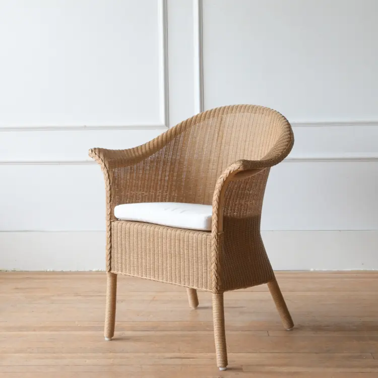 Classic Rattan Chair in Natural Loom w cushion