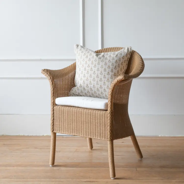 Classic Rattan Chair in Natural Loom w cushion