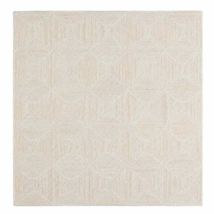Genoa Bay Jute Rug in Oyster Shell
