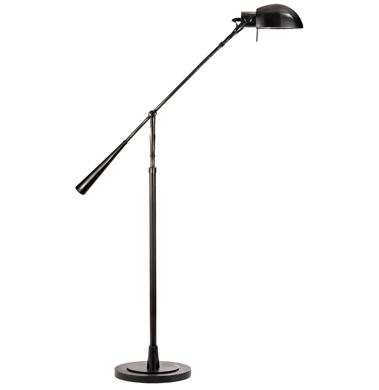 Equilibrium Floor Lamp - Black Nickel