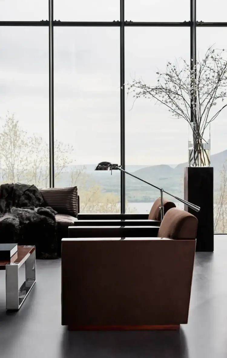 Equilibrium Floor Lamp - Black Nickel