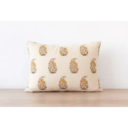 Lisa Fine Yasmina Canary Pillow 12x16"
