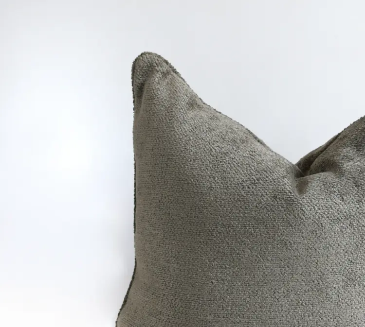 Beverly Linen Cushion in Écorce/Bark by Bérengère Leroy