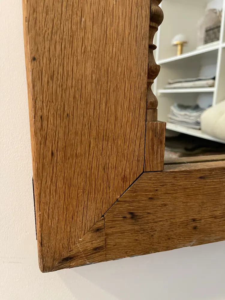 Antique Window Frame Mirror 33" x 61"