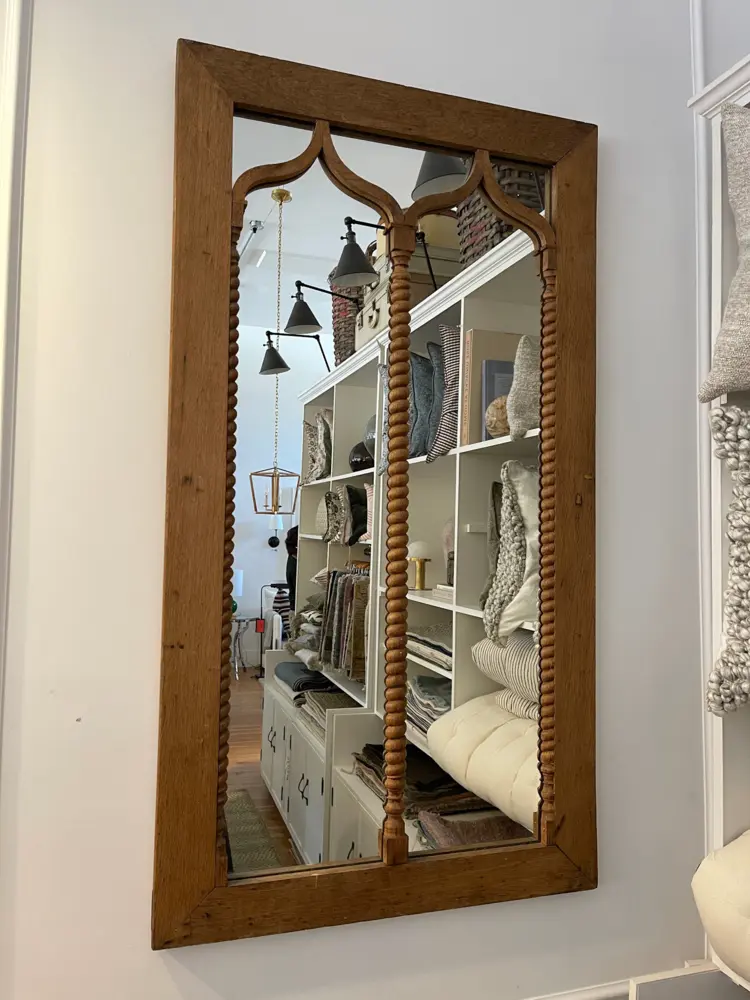 Antique Window Frame Mirror 33" x 61"